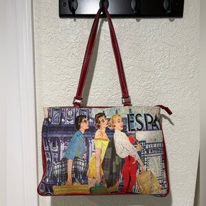 Fair Nine red shoulder bag.  Very cute purse.